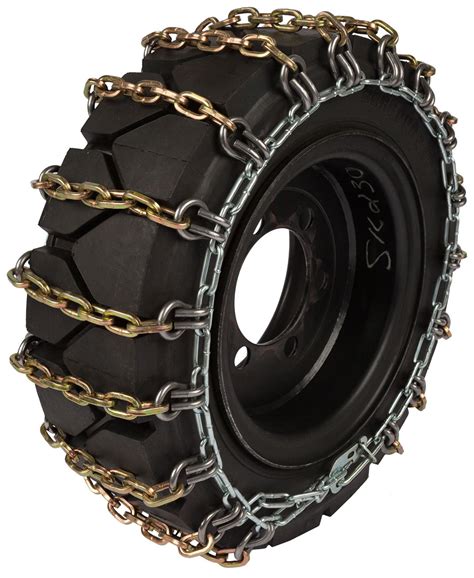 skid steer drive chain replacement|10x16.5 skid steer tire chains.